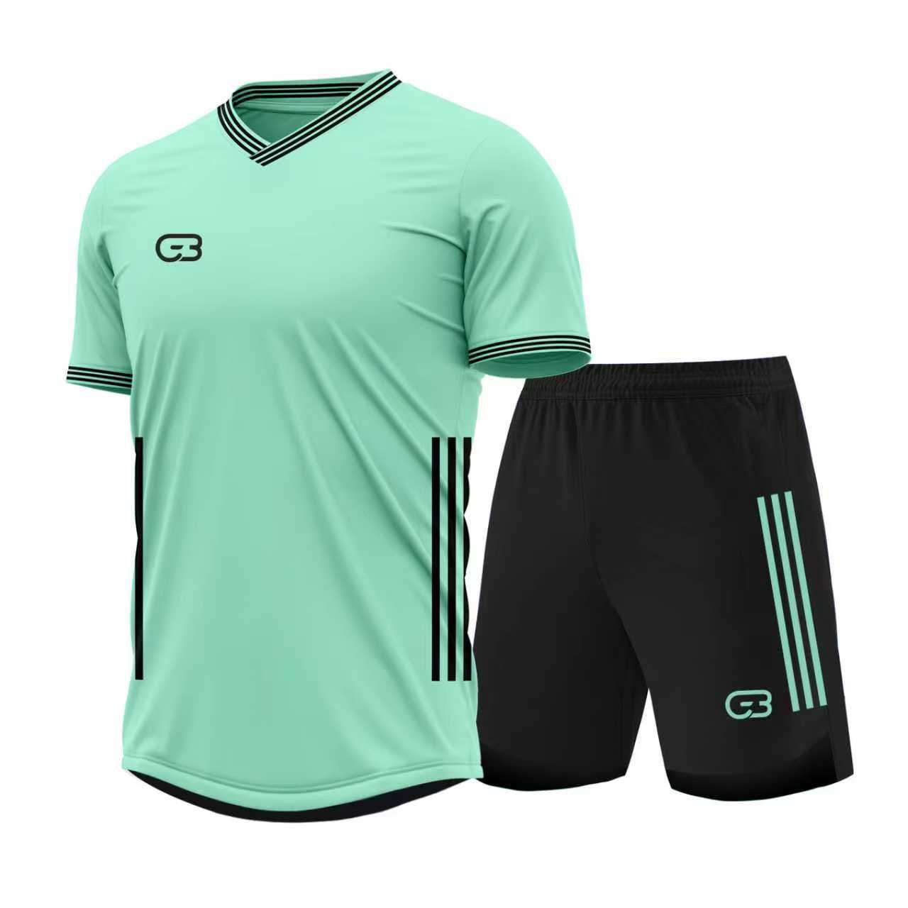 A sports jersey and shorts set ready for team branding