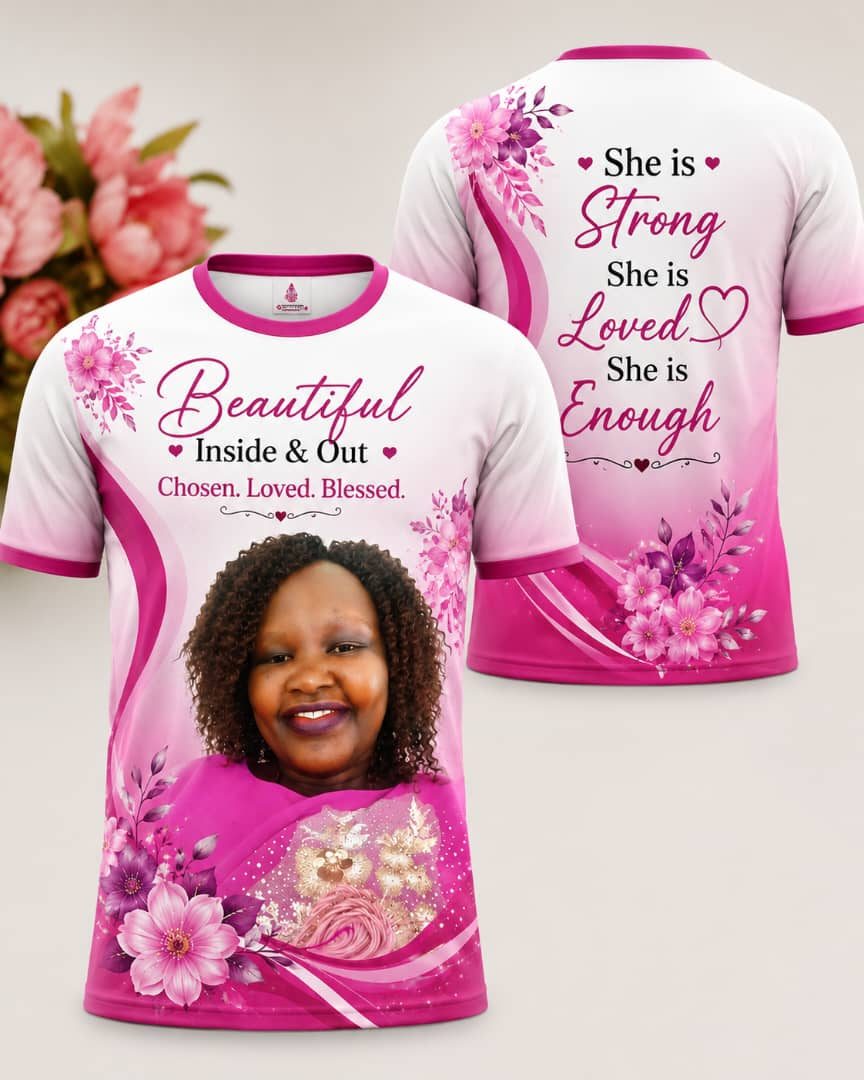A personalised photo t-shirt produced with digital print